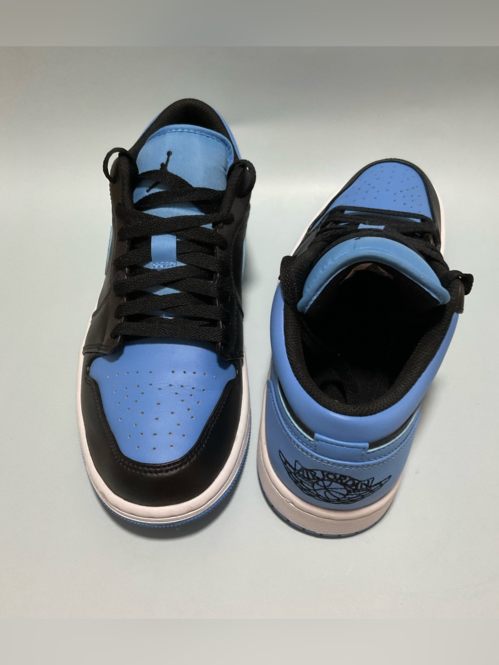 Air Jordan 1 Low University Blue/Black Men’s Shoes Size 7. 5, Pre-Owned - Picture 6 of 13